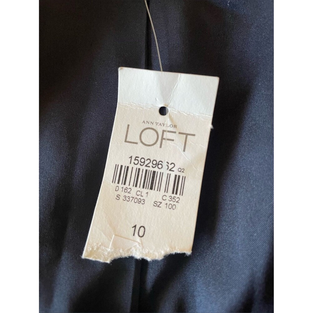 NWT - Loft Navy Lace Blazer - Size 10 - Picture 7 of 8